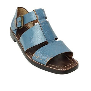 TRA MAD RKE Crackle Blue Sandals